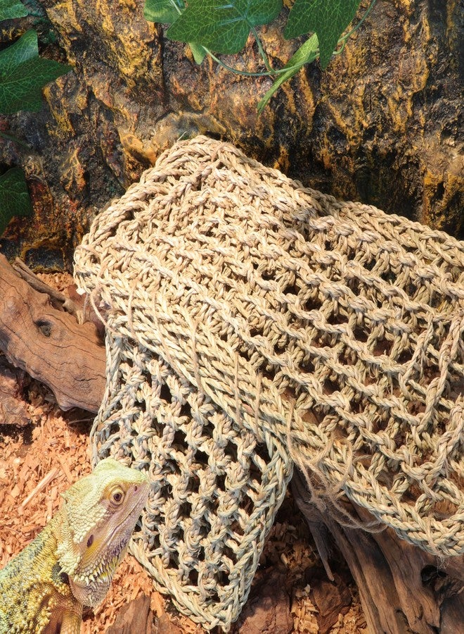 ExoRepti Bearded Dragon Hammock Lizard Tank Accessories Reptile Lounger Amphibian Habitat Décor for Chameleon, Geckos, Snakes, Hermit Crab, Lguana Reptiles, Tortoises - Image 1